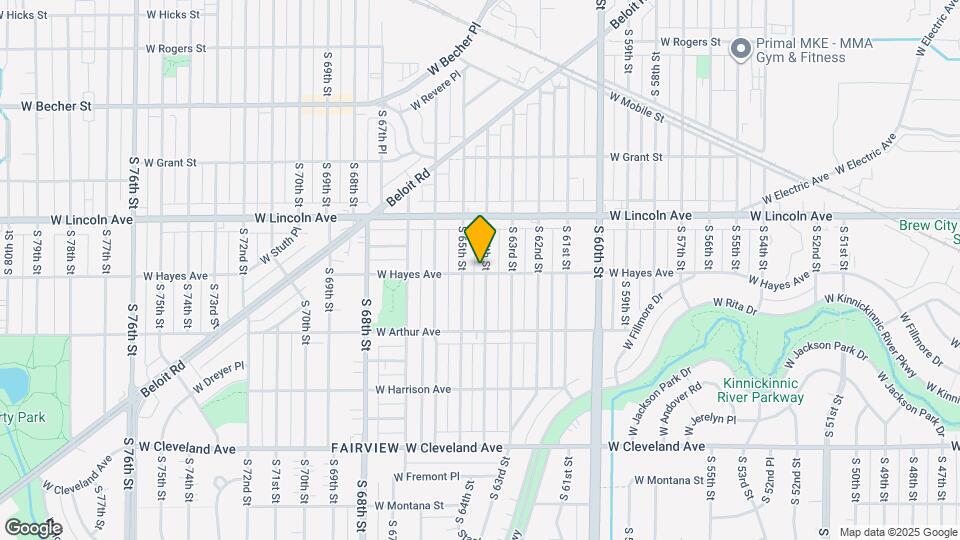 6404 W Hayes Ave, Unit Unit 2 Map and Location Details