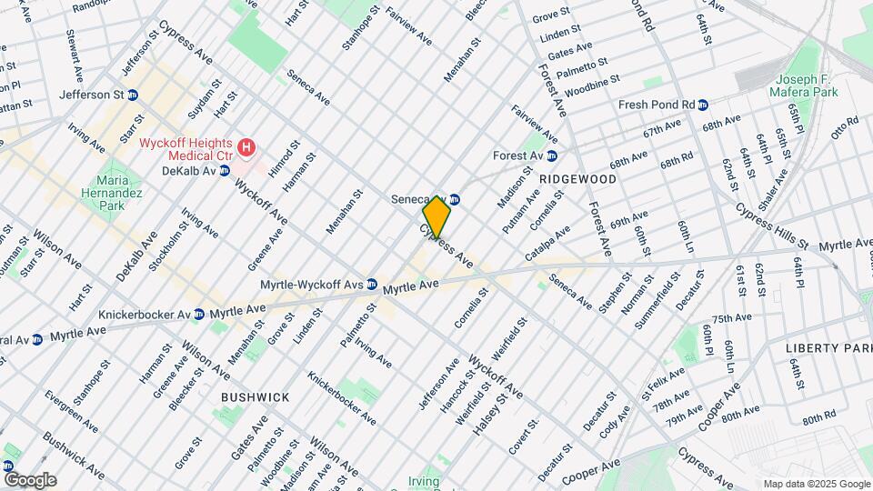 1681 Woodbine St Map and Location Details
