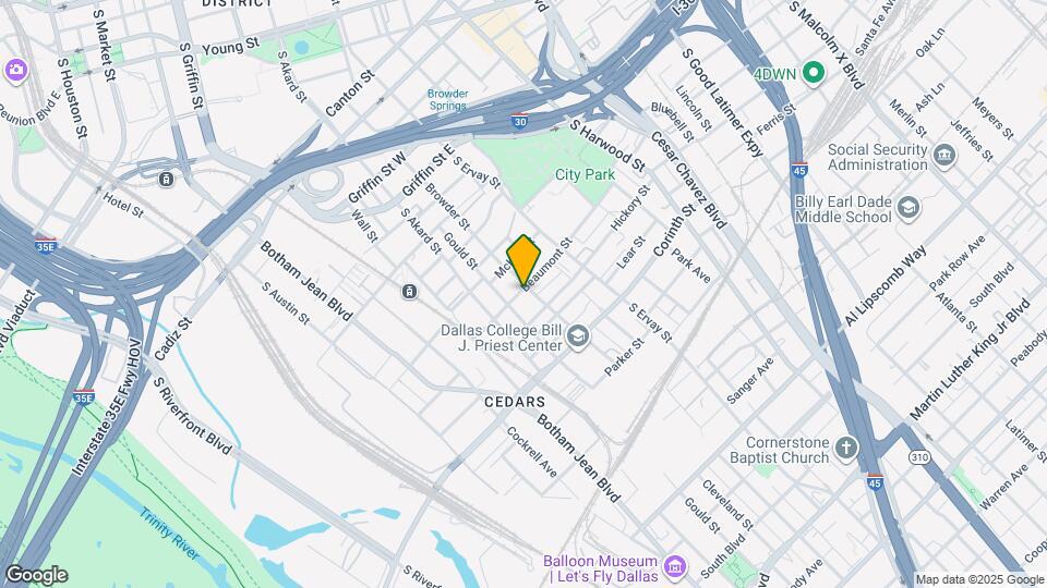 1418 Beaumont St Map and Location Details