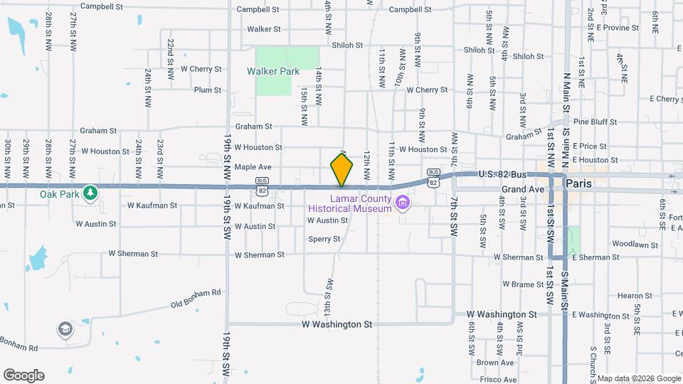 1279 Bonham St Map and Location Details