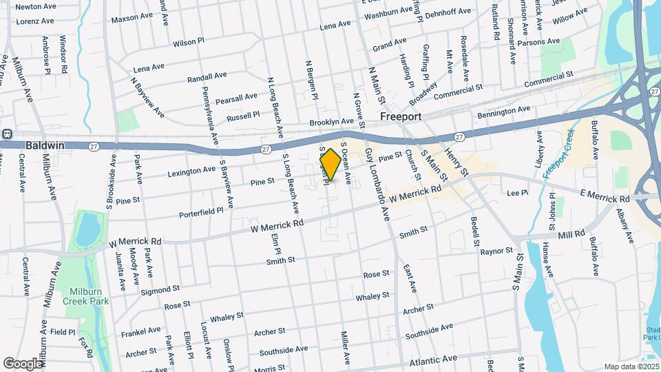 81 S Bergen Pl Map and Location Details