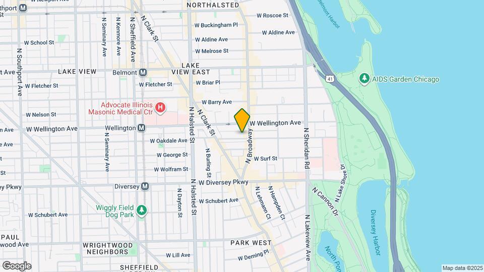 622 W Oakdale Ave, Unit A09C Map and Location Details
