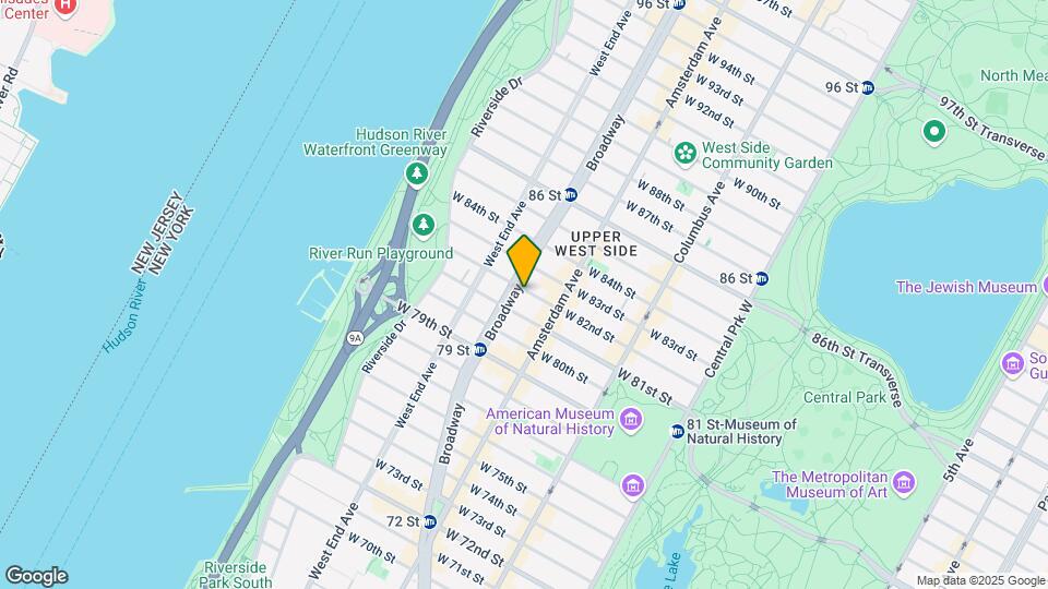 230 W 82nd St Mapa y Detalles de la Ubicación