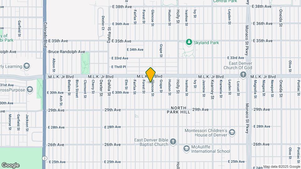 3045 Glencoe St Mapa y Detalles de la Ubicación