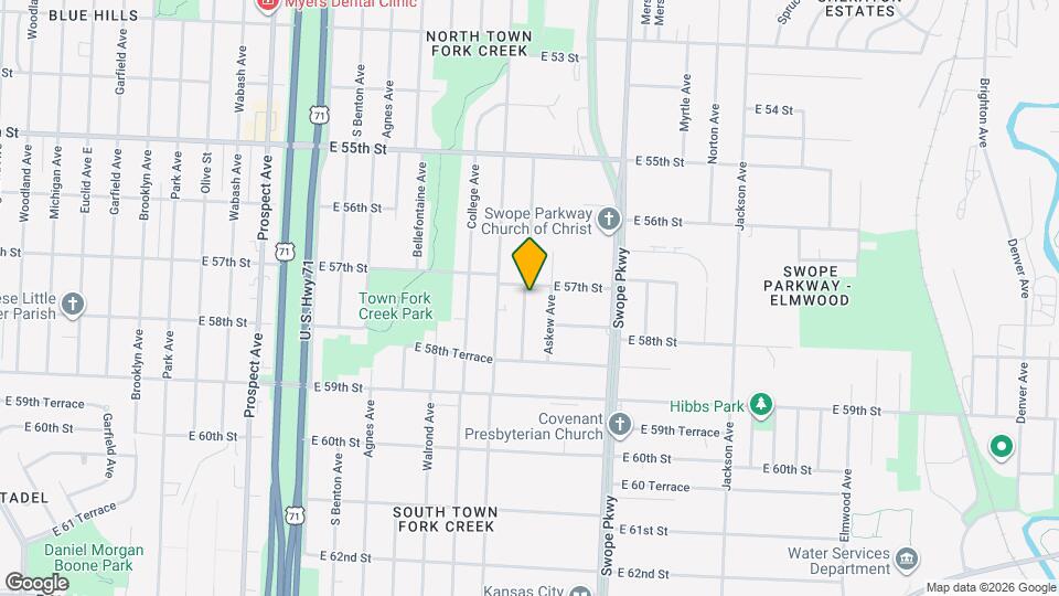 5709 Bales Ave Map and Location Details