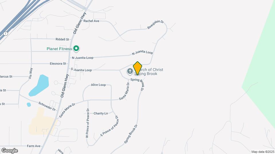 12729 Spring Brook Dr Map and Location Details