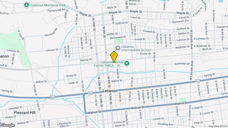 225-227 N 8th St Map and Location Details