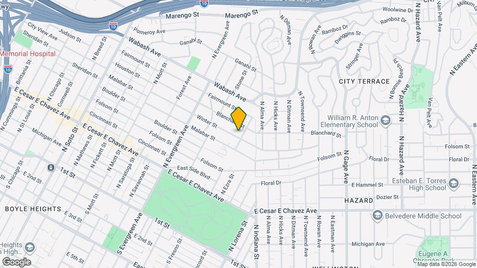 3175 Winter St Map and Location Details