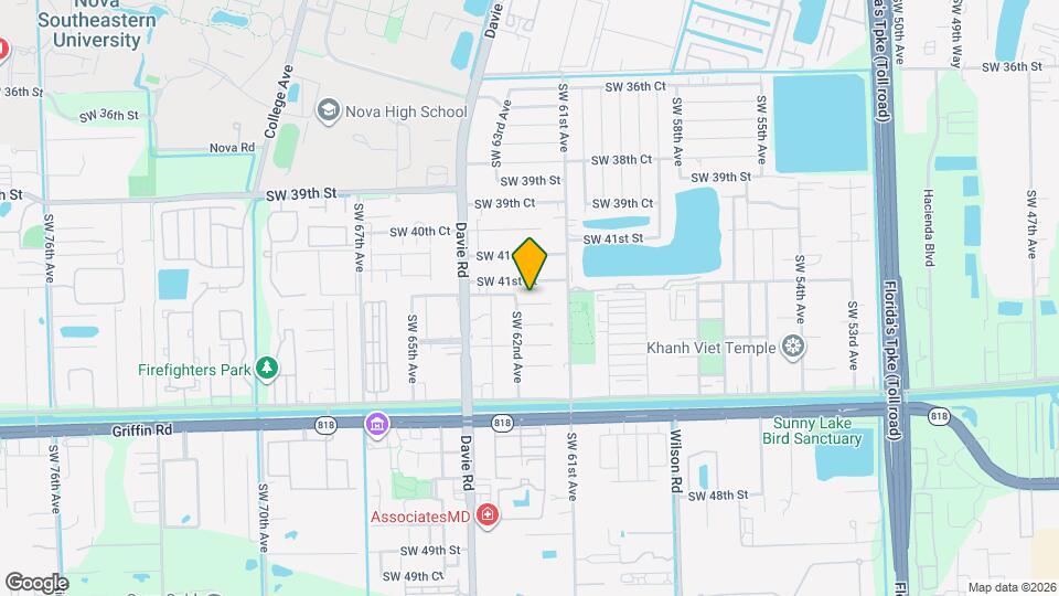 6171 SW 42nd Ct Map and Location Details