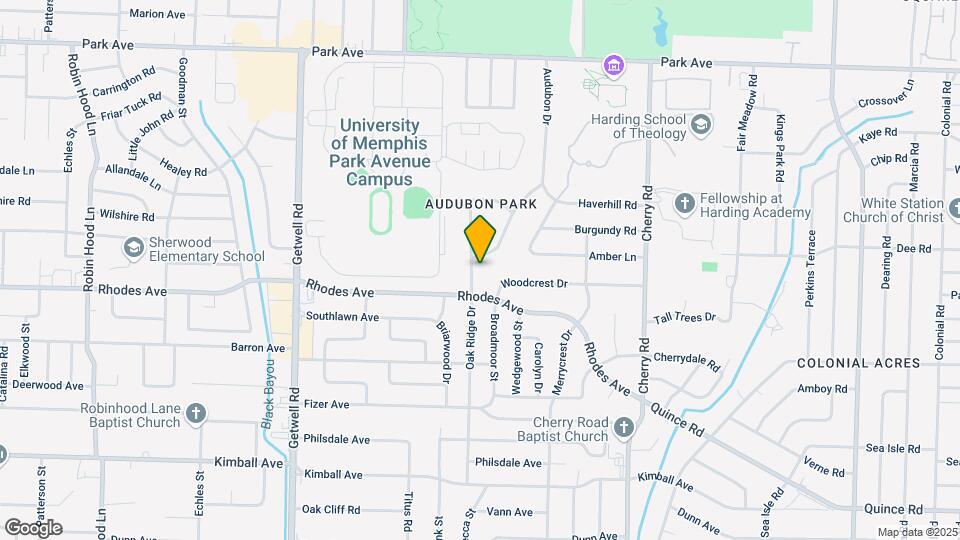 1172 Oak Ridge Dr Map and Location Details