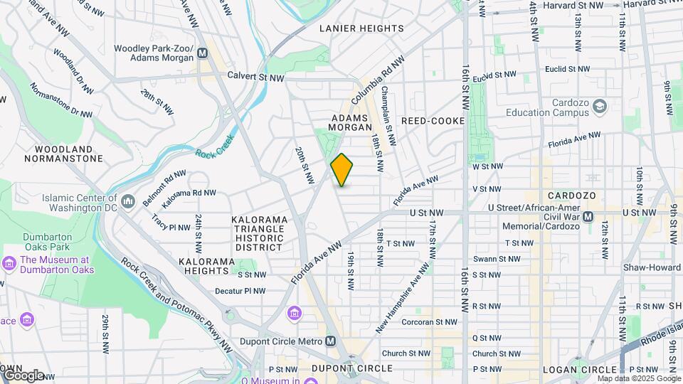 1871 California St NW Map and Location Details