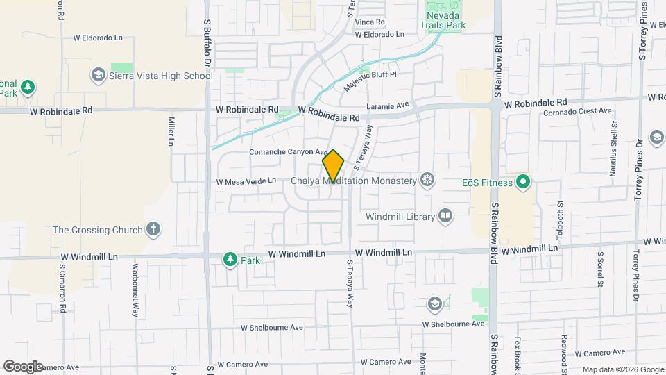 7918 Mustang Canyon St Map and Location Details