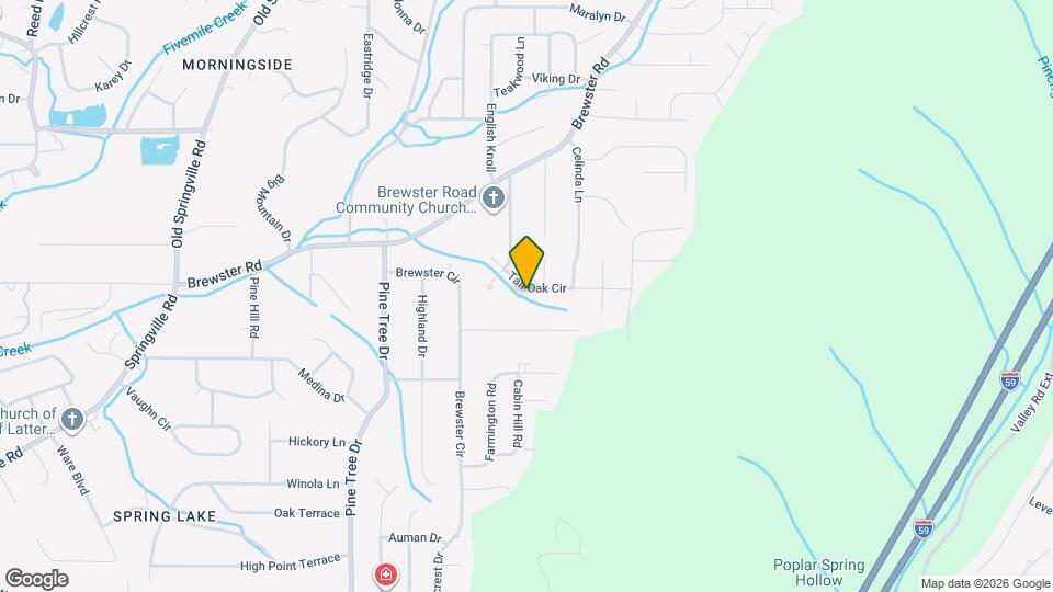 1729 Tall Oak Cir Map and Location Details