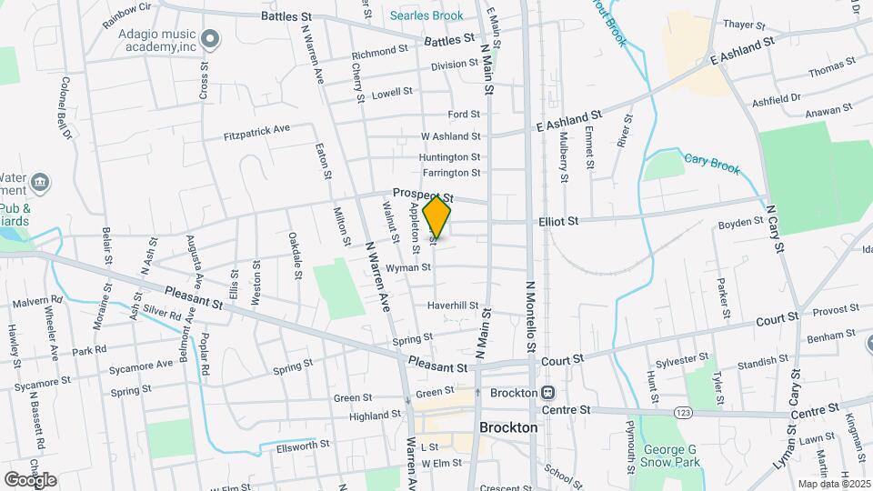 51 W Rosseter St Mapa y Detalles de la Ubicación