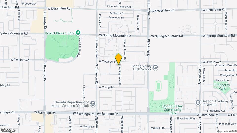 3741 Climbing Rose St Mapa y Detalles de la Ubicación