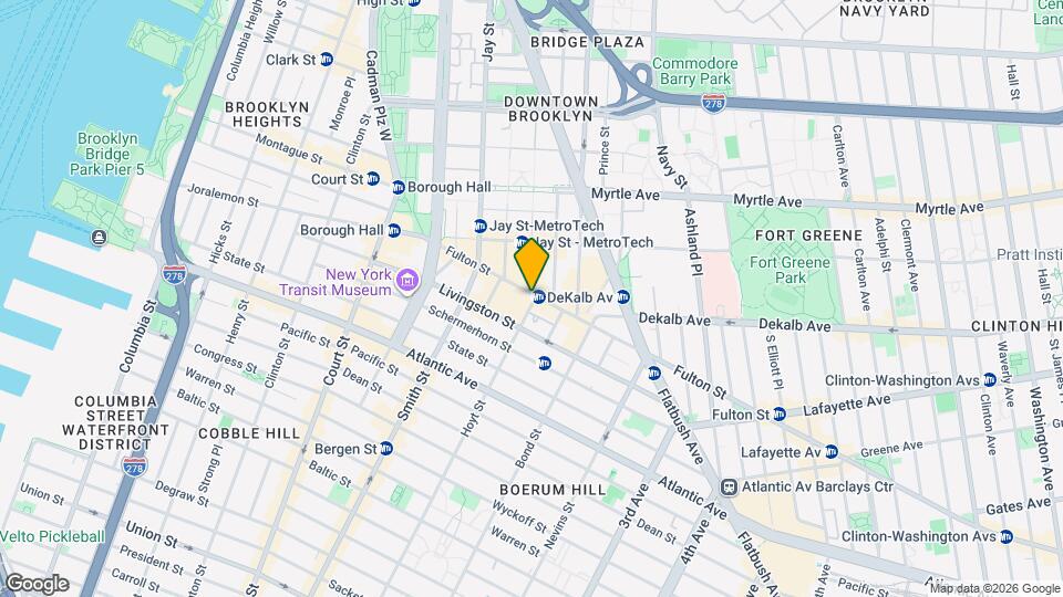 446 Fulton St Map and Location Details