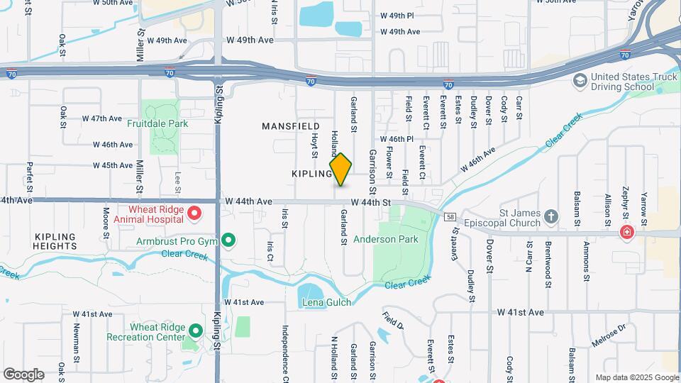 4430 Holland St Map and Location Details