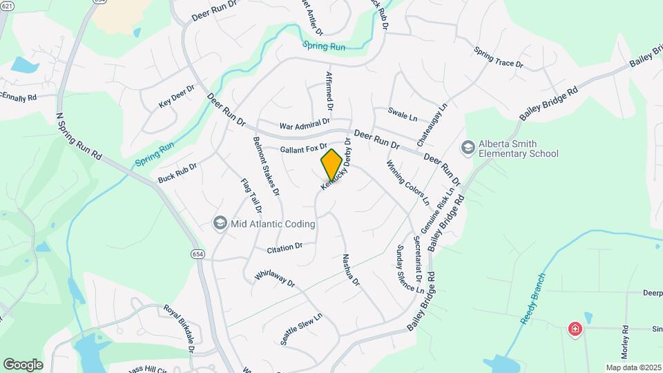 7631 Kentucky Derby Dr Map and Location Details