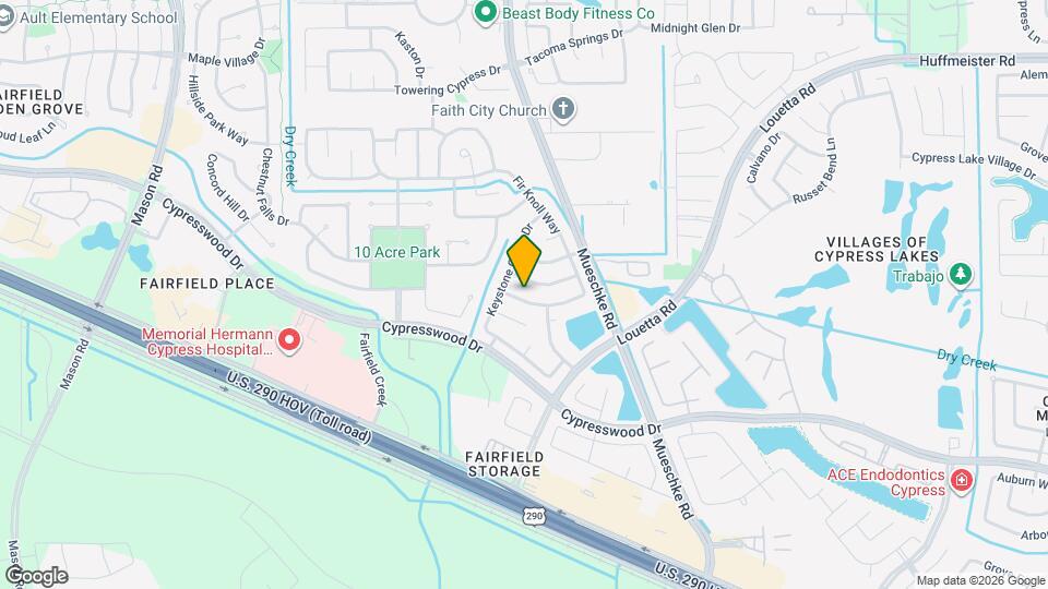 19626 Hardwood Ridge Tr Map and Location Details