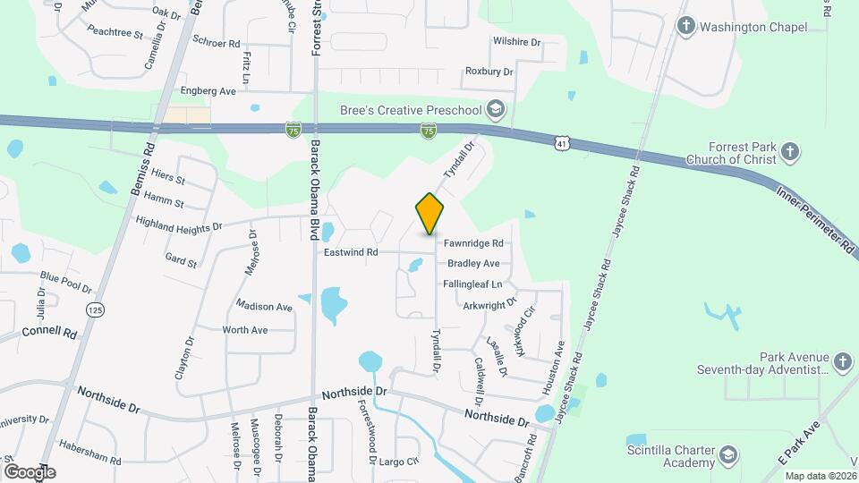 3096 Tyndall Dr Map and Location Details