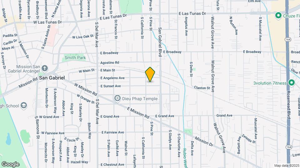 709 Sunset Ave Map and Location Details