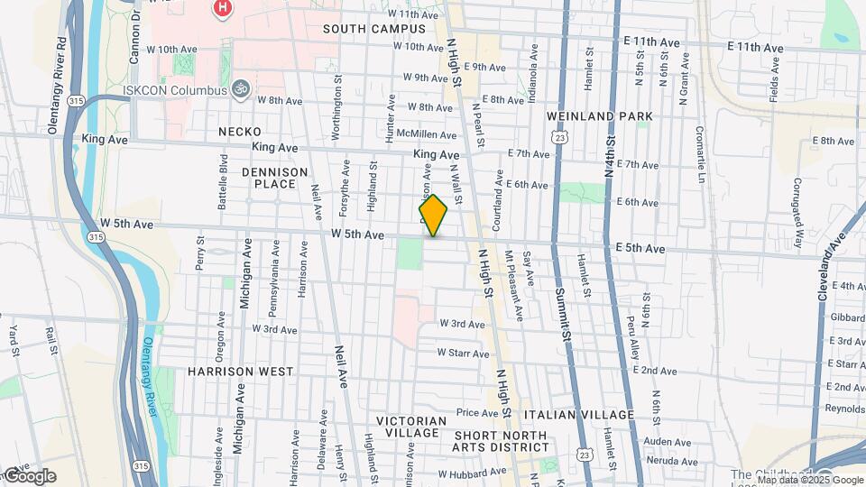 79 W 5th Ave Map and Location Details