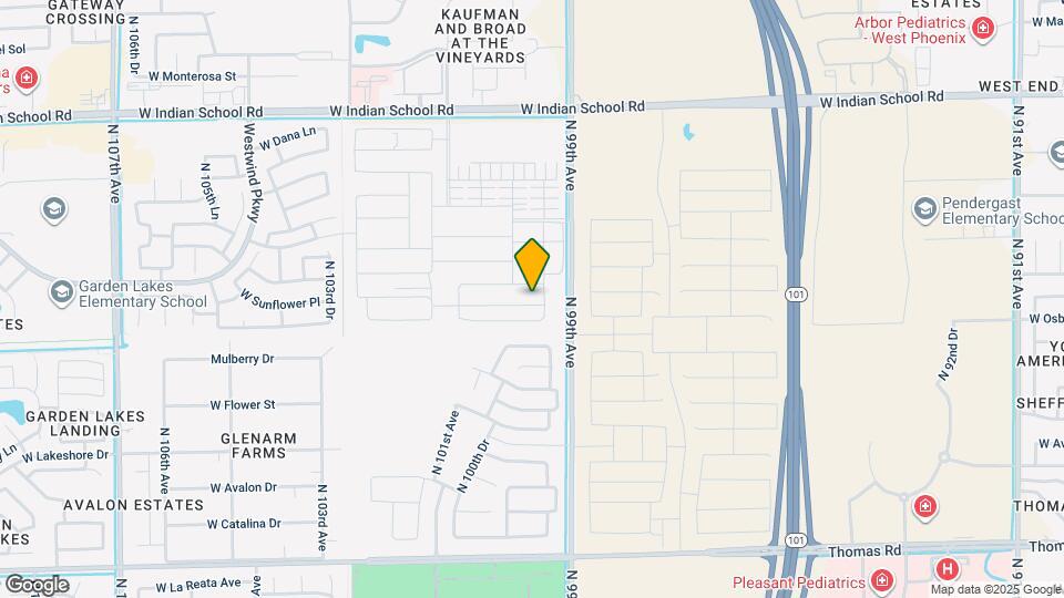 9960 W Mitchell Ave Map and Location Details