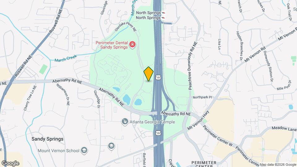 Somerby Sandy Springs Mapa y Detalles de la Ubicación