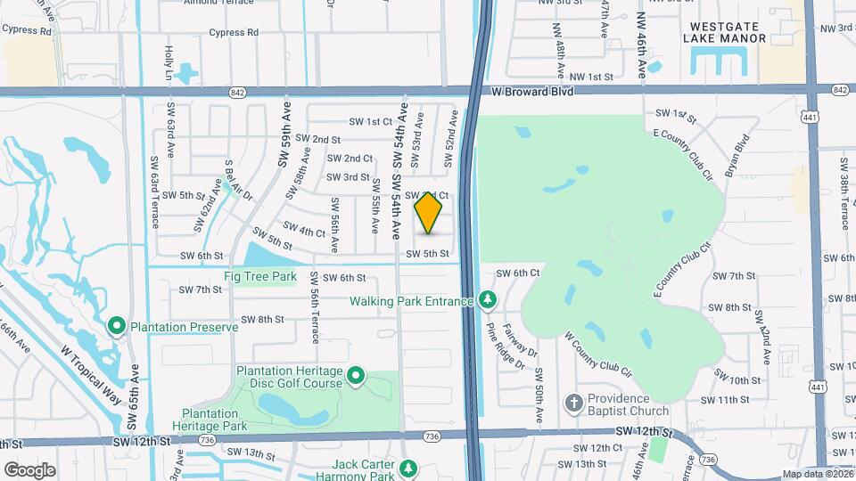 5260 SW 4th Ct Map and Location Details