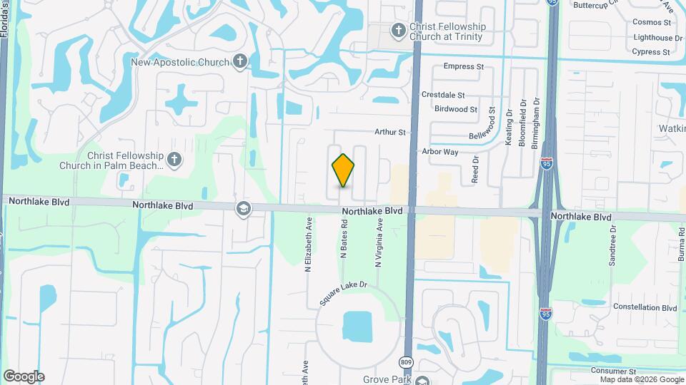 9050 E Highland Pines Blvd Map and Location Details