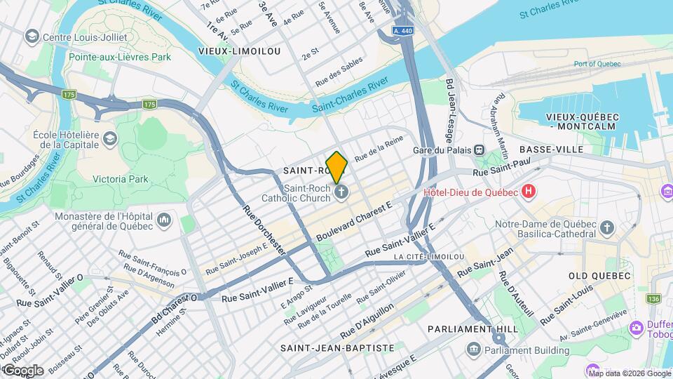 580 Du Roi Rue Map and Location Details