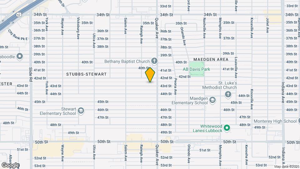 4410 43rd St Map and Location Details