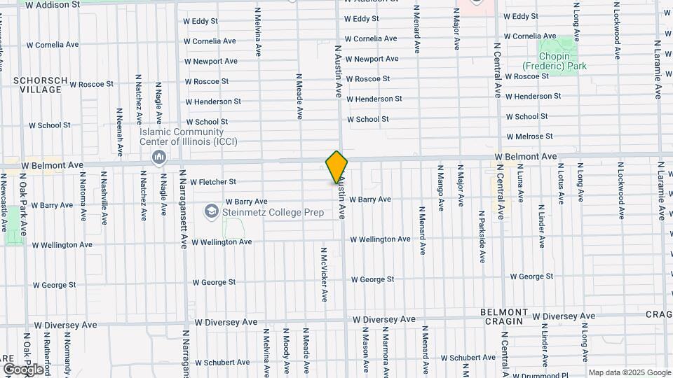 3114 N Austin Ave Map and Location Details