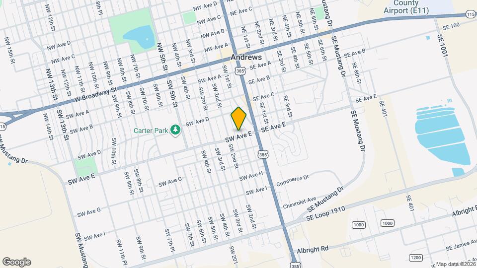 200 SW Ave E Map and Location Details