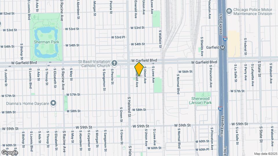 5601 S Emerald Ave Map and Location Details