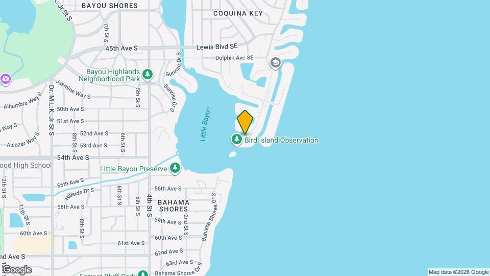 5231 Beach Dr SE, Unit B Mapa y Detalles de la Ubicación