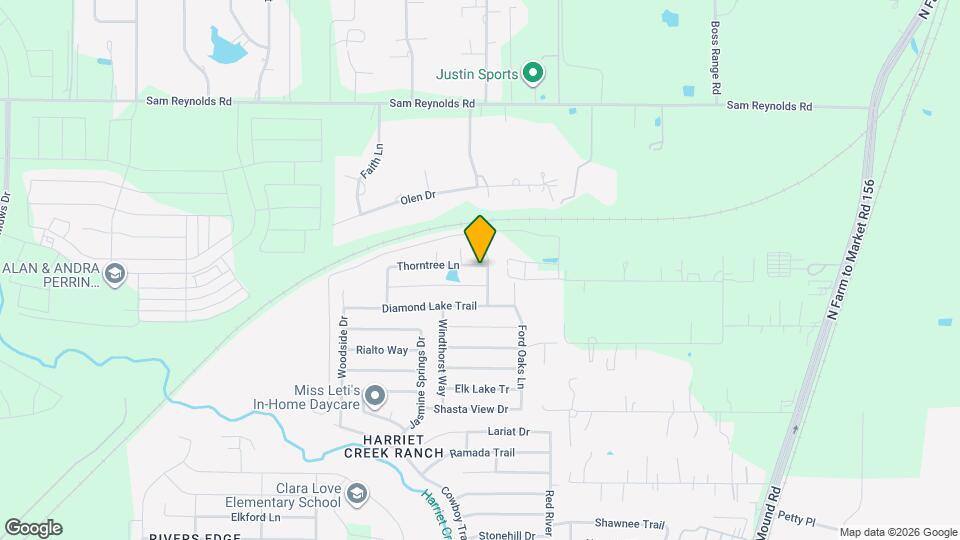 1844 Thorntree Ln Map and Location Details