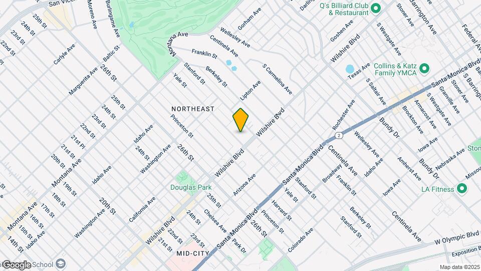 1139 Yale St Map and Location Details
