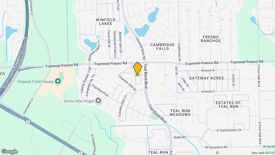 3623 Elmwood Dale Dr Mapa y Detalles de la Ubicación