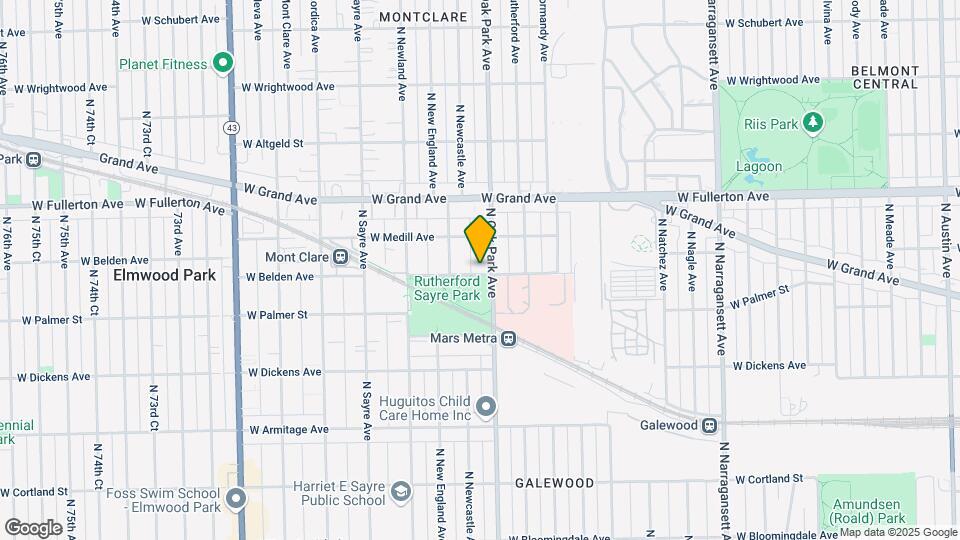 2300 N Oak Park Ave Mapa y Detalles de la Ubicación