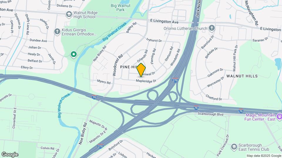 5200 Mapleridge Dr Map and Location Details