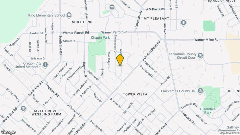 18905 Allegheny Dr Map and Location Details