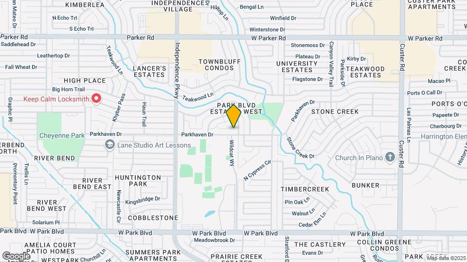 2805 Parkhaven Dr Map and Location Details