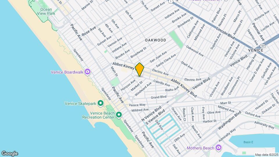 1220 Cabrillo Ave Map and Location Details