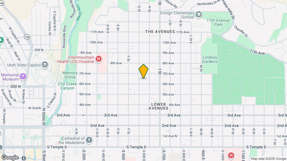 515 E 6th Ave, Unit Unit 1 Mapa y Detalles de la Ubicación