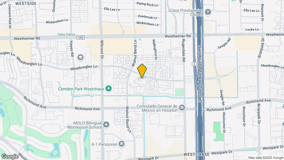 10855 Meadowglen Ln Map and Location Details