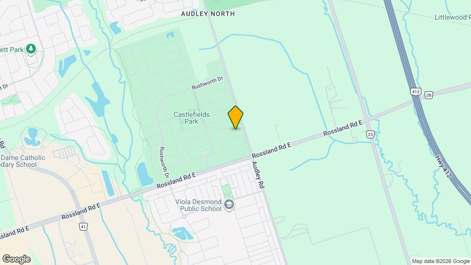 69 Whitlock Crescent Map and Location Details