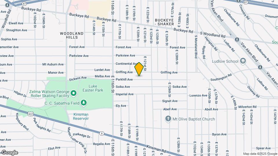 12013 Parkhill Ave Map and Location Details