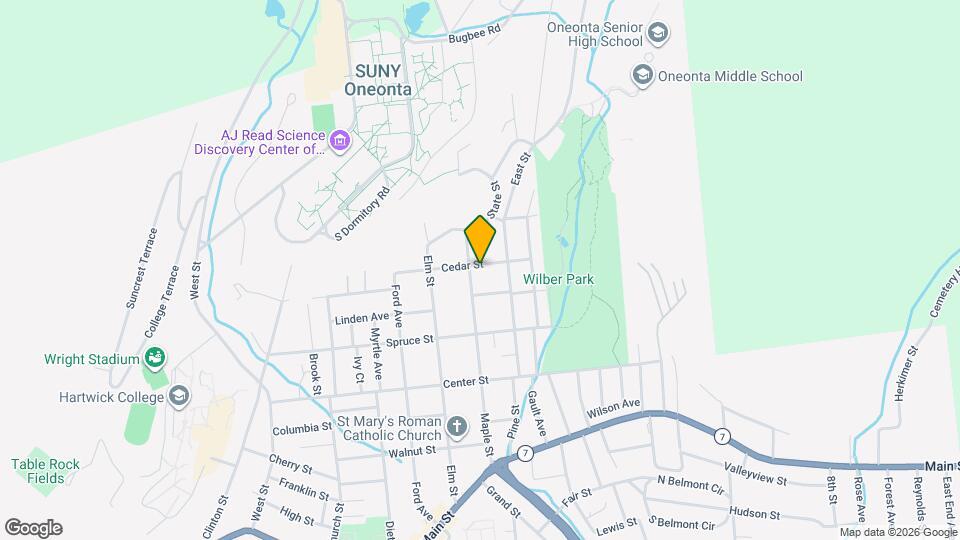 36 Cedar St Map and Location Details