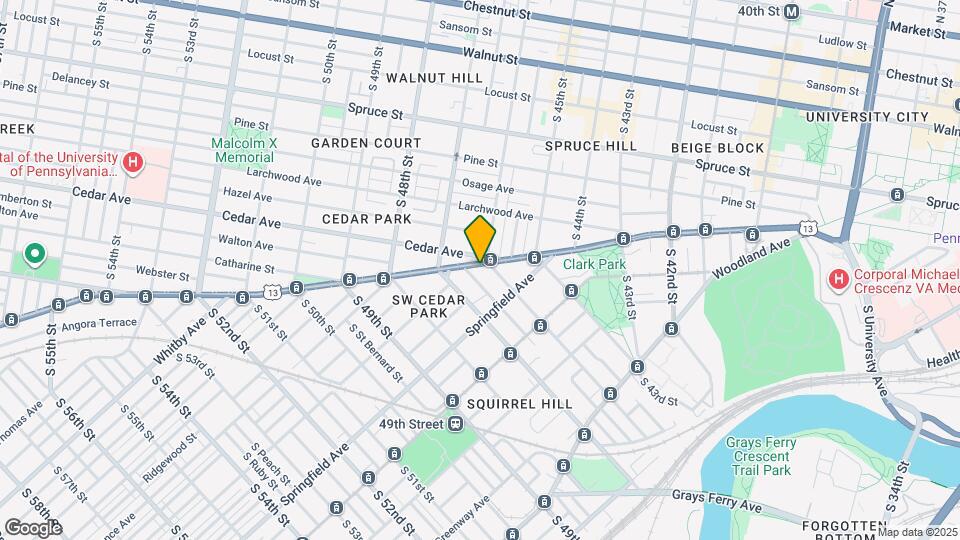 4606 Baltimore Ave Mapa y Detalles de la Ubicación